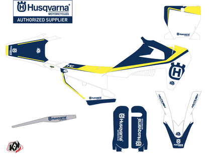 Husqvarna TC 250 Dirt Bike Legend Grafik-Kit Blau
