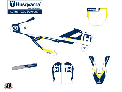 Husqvarna TC 50 Dirt Bike Nova Grafik-Kit Blau