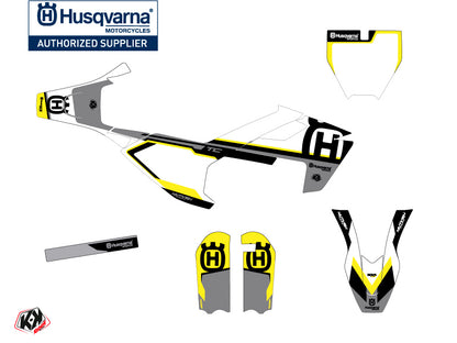 Husqvarna TC 50 Dirt Bike Nova Grafik-Kit Schwarz