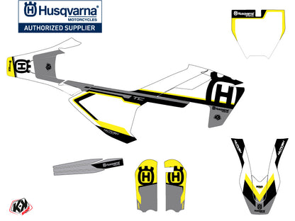 Husqvarna TC 65 Dirt Bike Nova Grafik-Kit Schwarz