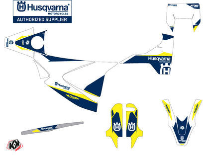 Husqvarna 701 Supermoto Street Bike Orbit Grafikkit Weiß