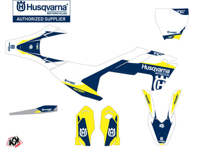 Husqvarna TC 85 Dirt Bike Orbit Grafik-Kit Weiß