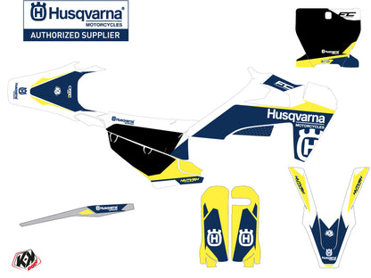 Husqvarna FC 250 Dirt Bike Orbit Grafik-Kit Weiß