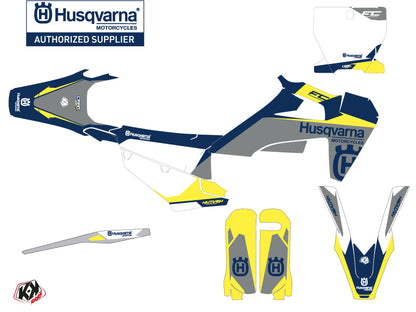Husqvarna FC 450 Dirt Bike Orbit Grafik-Kit Grau