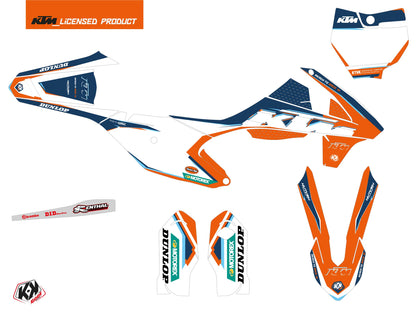 KTM 85 SX Dirt Bike Origin-K22 Grafikkit Blau