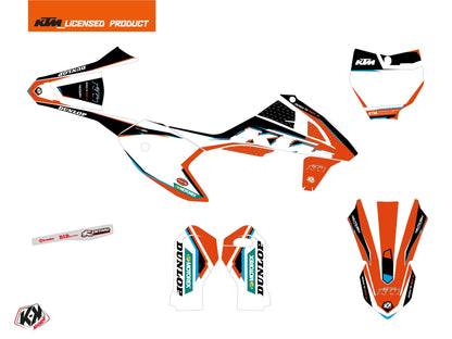 KTM 50 SX Dirt Bike Origin-K22 Grafikkit Schwarz