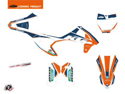 KTM SX-E 5 Dirt Bike Origin-K22 Grafikkit Blau