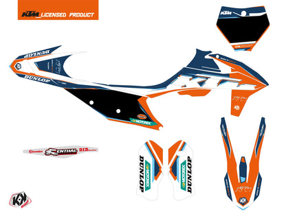 KTM 250 SXF Dirt Bike Origin-K22 Grafikkit Blau