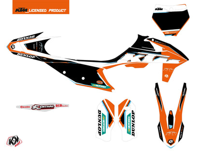KTM 250 SXF Dirt Bike Origin-K22 Grafikkit Schwarz