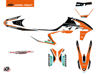 KTM 350 SXF Dirt Bike Origin-K22 Grafikkit Schwarz