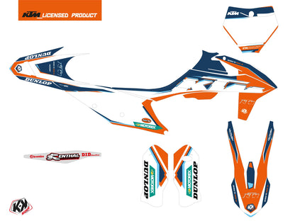 KTM 300 XC Dirt Bike Origin-K22 Grafikkit Blau