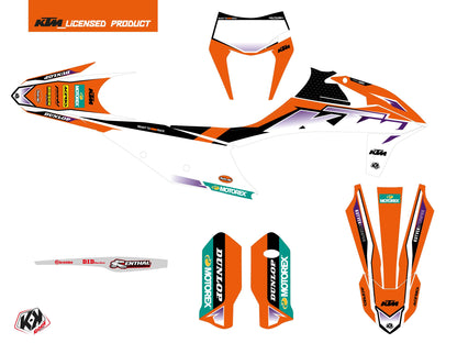 KTM EXC-EXCF Dirt Bike Origin-K23 Grafikkit Orange