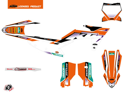 KTM 450 SXF Dirt Bike Origin-K23 Grafikkit Orange