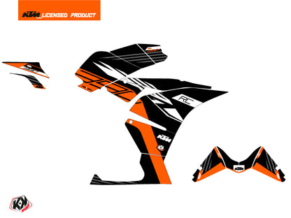 KTM 390 RC Street Bike Perform Grafikkit Orange Schwarz