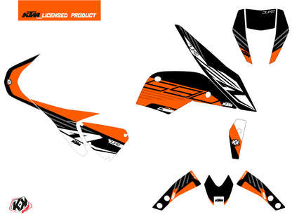 KTM Duke 690 R Street Bike Perform Grafikkit Orange Schwarz