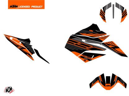 KTM Duke 890 Street Bike Perform Grafikkit Schwarz Orange