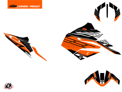 KTM Duke 890 Street Bike Perform Grafikkit Orange Schwarz