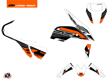 KTM Duke 690 R Street Bike Perform Grafikkit Schwarz Weiß