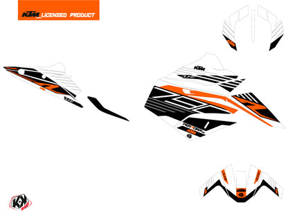 KTM Duke 790 Street Bike Perform Grafikkit Schwarz Weiß