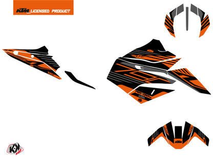 KTM Duke 790 Street Bike Perform Grafikkit Schwarz Orange