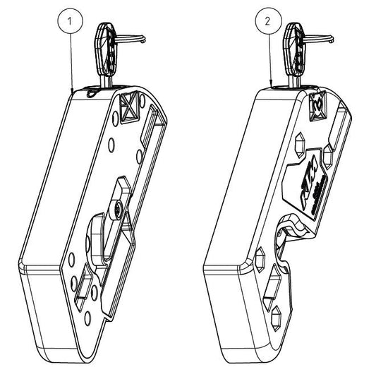 Locking mechanism set 
