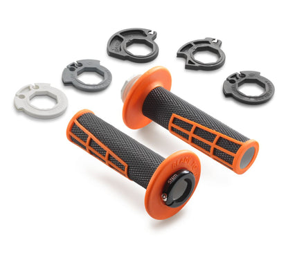 KTM Lock-on grip set - open end 125-500 (EXC, SMR, SX, XC) 23-25