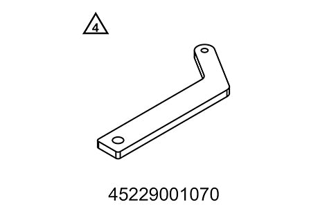 Halterung für den Motorwerkbock