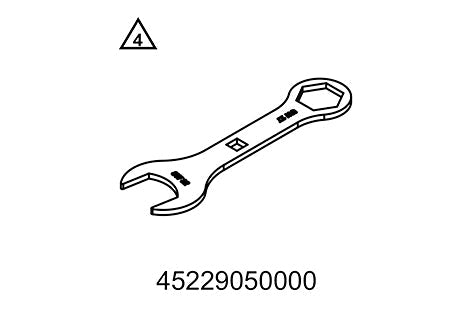 Schraubenschlüssel halten