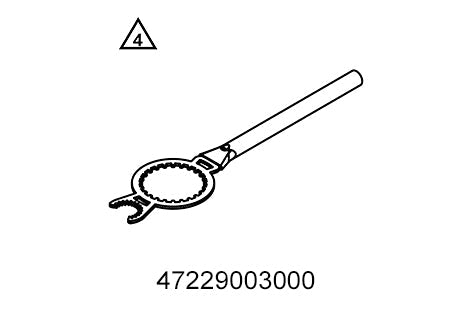 Schraubenschlüssel halten