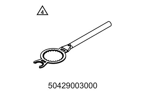 Schraubenschlüssel halten