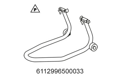 HUSQVARNA Front wheel work stand, small