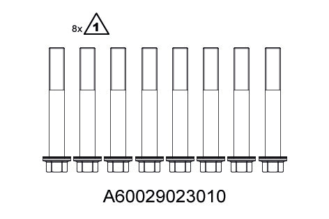 Cylinder fixing screws