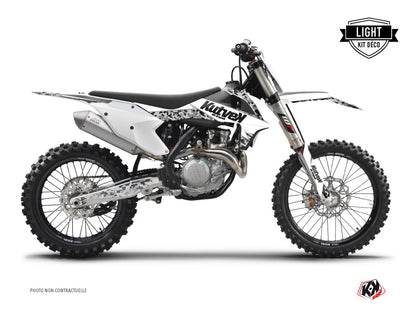KTM 250 SXF Dirt Bike Predator Graphic Kit White LIGHT - Light versie