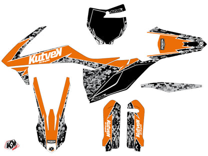 KTM 250 SXF Dirt Bike Predator Grafikkit Orange