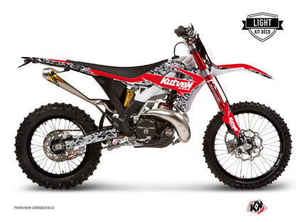 GASGAS ECF Dirt Bike Predator Graphic Kit Black Red LIGHT - Light versie