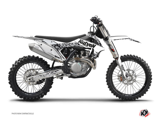 KTM 450 SXF Dirt Bike Predator Graphic Kit White