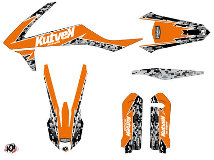 KTM 450 SXF Dirt Bike Predator Grafikkit Orange
