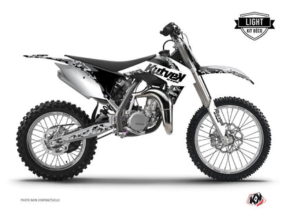 KTM 85 SX Dirt Bike Predator Graphic Kit White LIGHT - Light versie