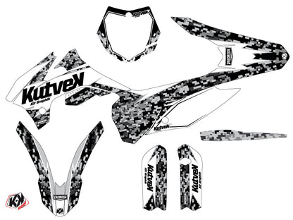 KTM 85 SX Dirt Bike Predator Grafikkit Weiß