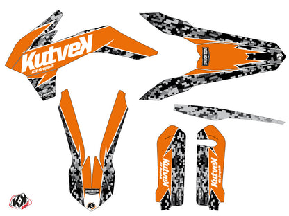 KTM EXC-EXCF Dirt Bike Predator Grafikkit Orange