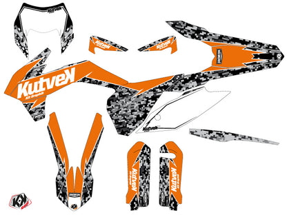 KTM EXC-EXCF Dirt Bike Predator Grafikkit Orange