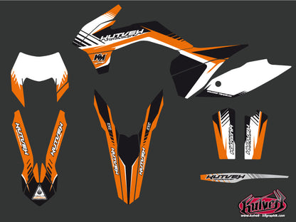 KTM EXC-EXCF Dirt Bike Pulsar Grafikkit Schwarz