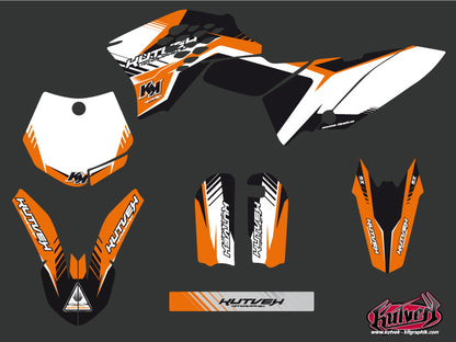KTM 65 SX Dirt Bike Pulsar Grafikkit Schwarz