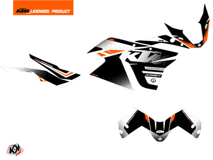 KTM 1090 Adventure Street Bike Raster Grafik-Kit Schwarz Weiß