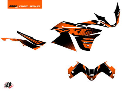KTM 1090 Adventure Street Bike Raster Grafik-Kit Schwarz Orange