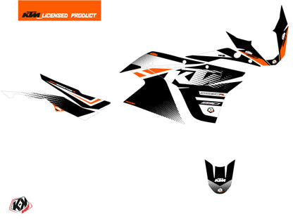 KTM 1190 Adventure R Straßenmotorrad Raster-Grafikset Schwarz Weiß