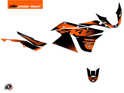 KTM 1190 Adventure R Straßenmotorrad Raster Grafik-Kit Schwarz Orange