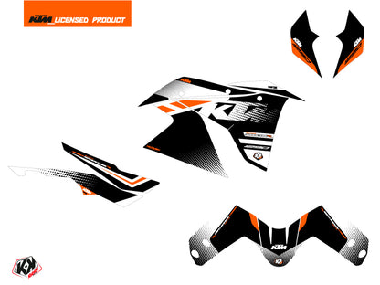 KTM 1290 Super Adventure R Straßenmotorrad Raster-Grafikset Schwarz Weiß