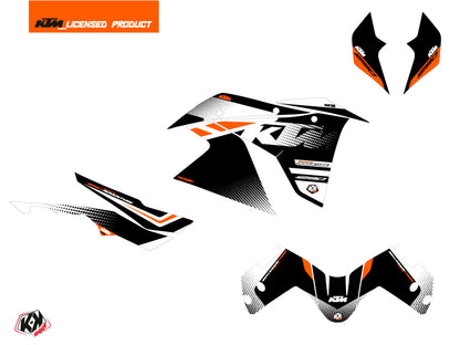 KTM 1290 Super Adventure S Straßenmotorrad Raster Grafik-Kit Schwarz Weiß