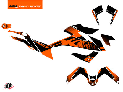 KTM 390 Adventure Street Bike Raster Grafik-Kit Schwarz Orange